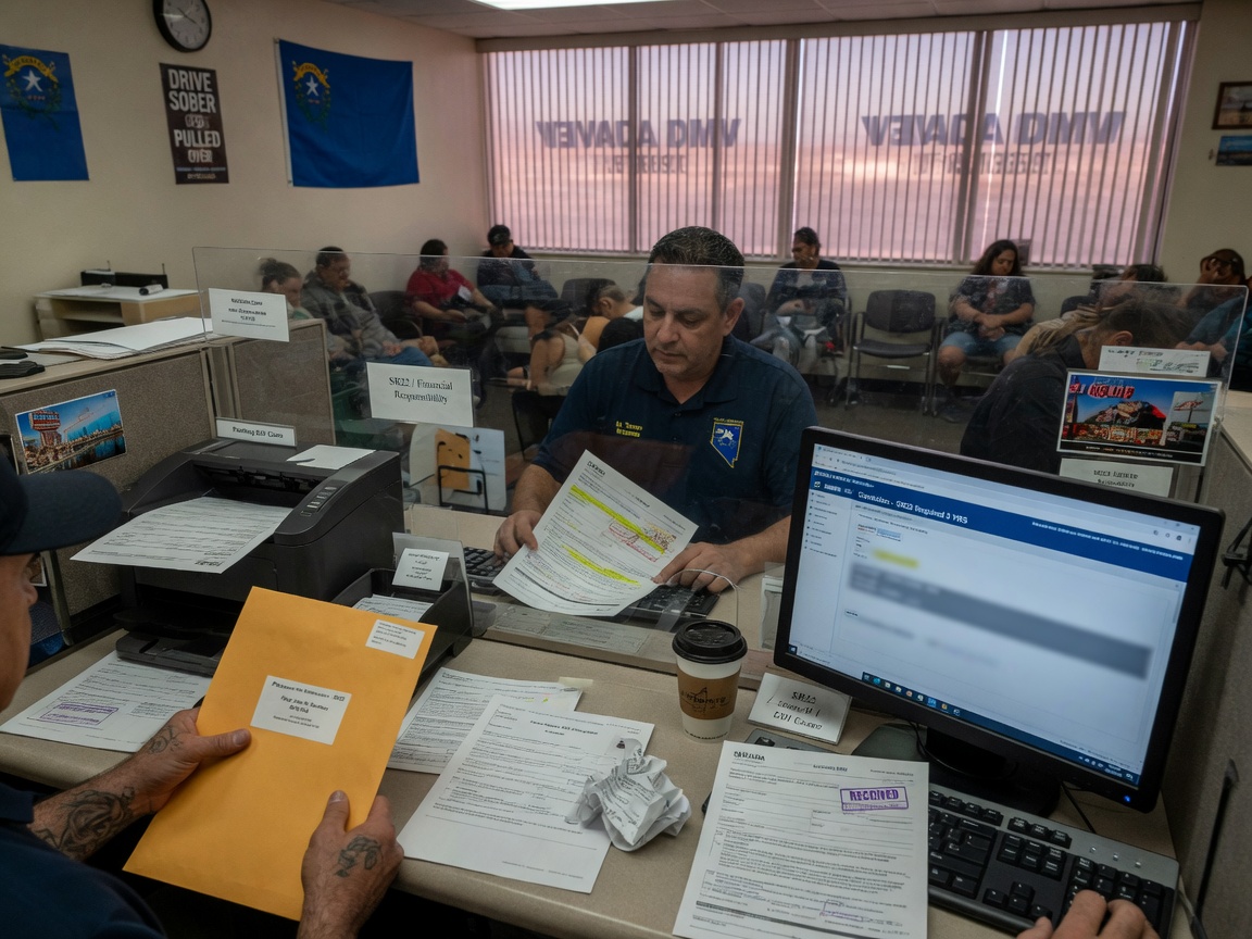 How Nevada DMV Handles SR22 Filings After A DUI